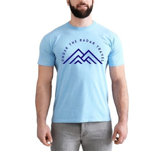 Men's Blue Short Sleeve T-Shirt