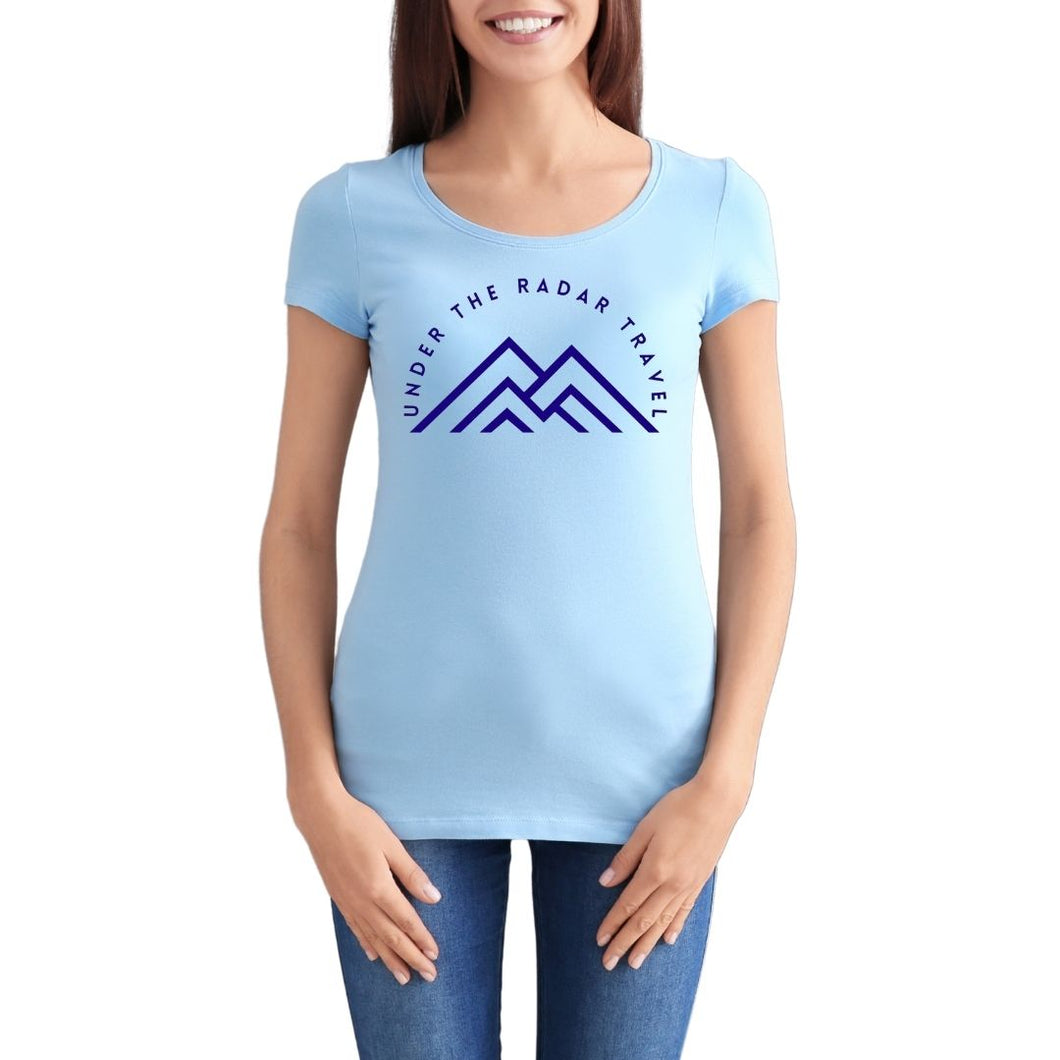 Women's Blue Short Sleeve T-shirt