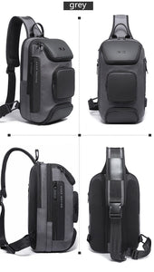 Cross Body Sling Style City Bag with USB Charging Port