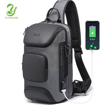 Load image into Gallery viewer, Cross Body Sling Style City Bag with USB Charging Port