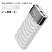 Load image into Gallery viewer, High Storage 20,000mAh Power Bank with Fast Charging