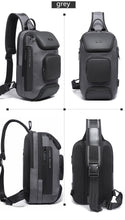 Load image into Gallery viewer, Cross Body Sling Style City Bag with USB Charging Port